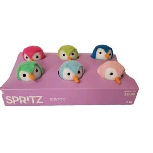 Target Spritz Easter Chick Birds Egg Carton Featherly Friends Decor 6 Ct Felt